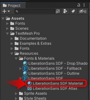 デフォルトのMaterial Presetを選択